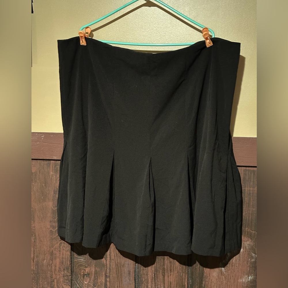 Black Pleated Skirt